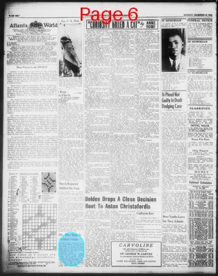 Page thumbnail for Atlanta Daily World