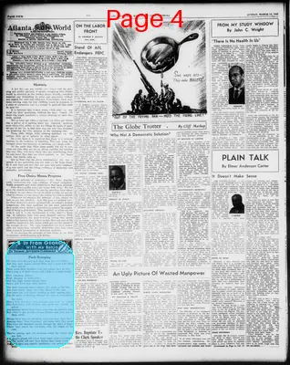 Page thumbnail for Atlanta Daily World
