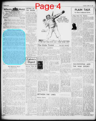 Page thumbnail for Atlanta Daily World