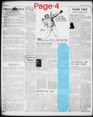 Page thumbnail for Atlanta Daily World