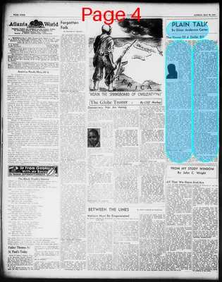 Page thumbnail for Atlanta Daily World