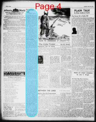 Page thumbnail for Atlanta Daily World