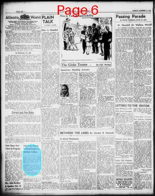 Page thumbnail for Atlanta Daily World