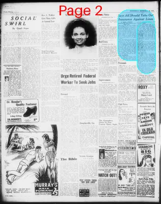 Page thumbnail for Atlanta Daily World