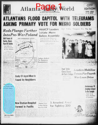 Page thumbnail for Atlanta Daily World