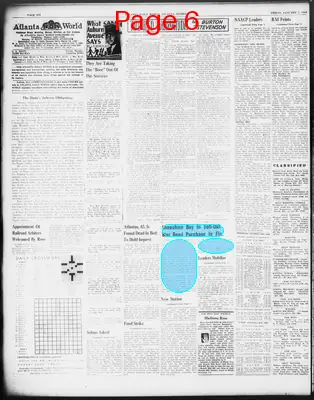 Page thumbnail for Atlanta Daily World