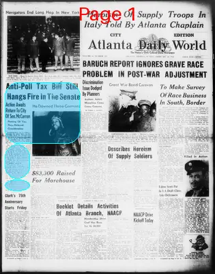 Page thumbnail for Atlanta Daily World