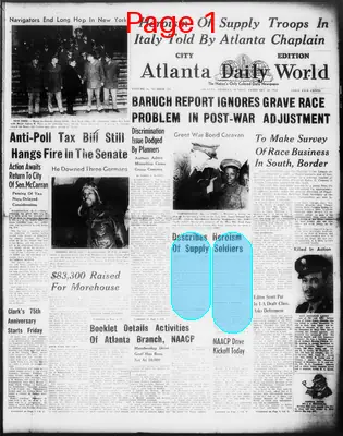 Page thumbnail for Atlanta Daily World
