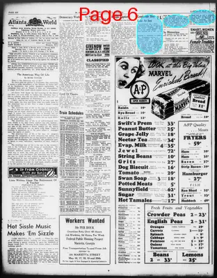 Page thumbnail for Atlanta Daily World