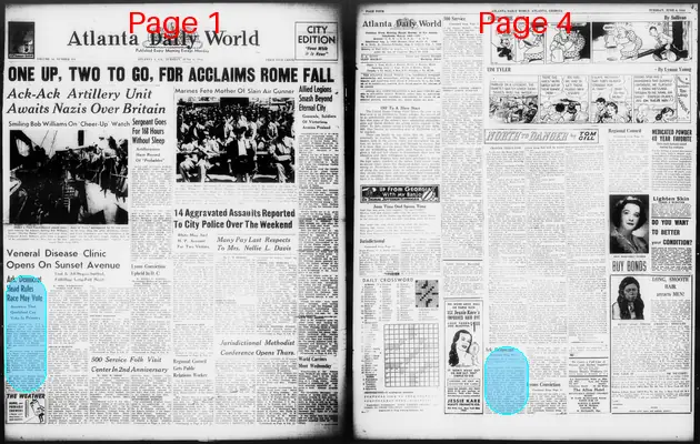 Page thumbnail for Atlanta Daily World