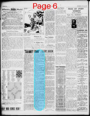 Page thumbnail for Atlanta Daily World