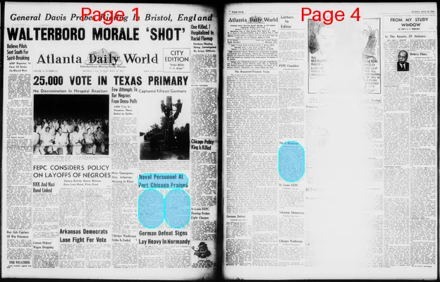 Page thumbnail for Atlanta Daily World