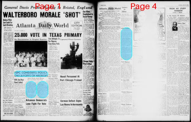 Page thumbnail for Atlanta Daily World