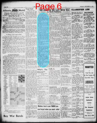 Page thumbnail for Atlanta Daily World