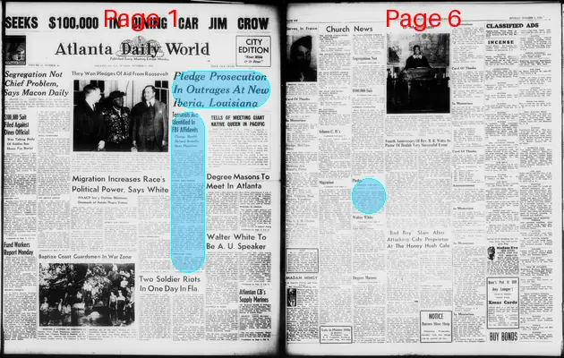 Page thumbnail for Atlanta Daily World