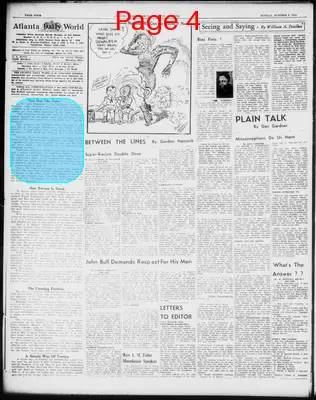 Page thumbnail for Atlanta Daily World