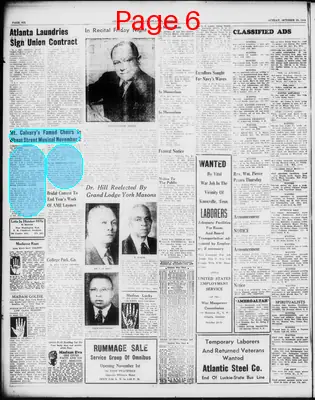 Page thumbnail for Atlanta Daily World