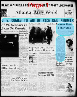 Page thumbnail for Atlanta Daily World