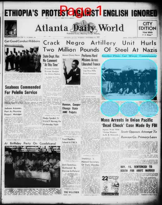 Page thumbnail for Atlanta Daily World