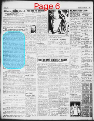 Page thumbnail for Atlanta Daily World