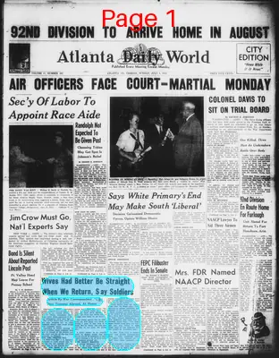 Page thumbnail for Atlanta Daily World
