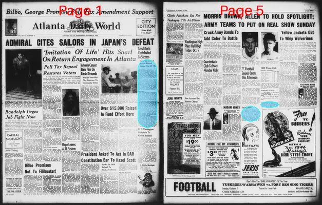 Page thumbnail for Atlanta Daily World