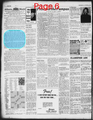 Page thumbnail for Atlanta Daily World