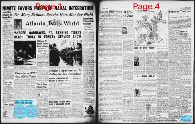 Page thumbnail for Atlanta Daily World