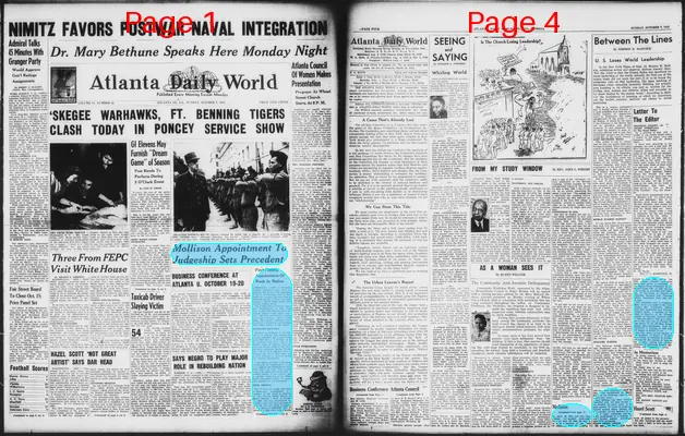Page thumbnail for Atlanta Daily World