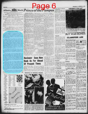 Page thumbnail for Atlanta Daily World