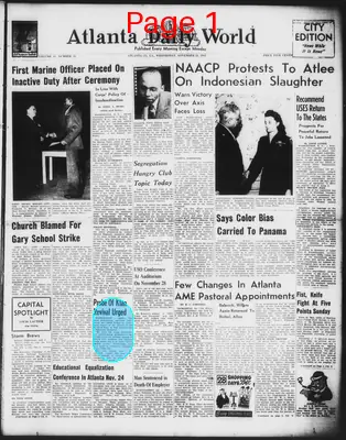 Page thumbnail for Atlanta Daily World