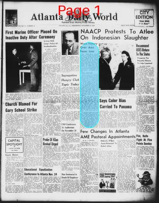 Page thumbnail for Atlanta Daily World