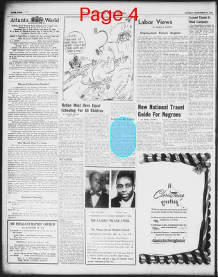 Page thumbnail for Atlanta Daily World