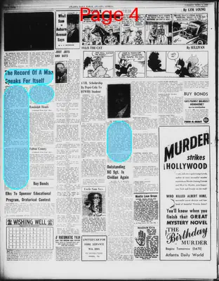 Page thumbnail for Atlanta Daily World