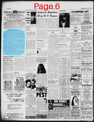 Page thumbnail for Atlanta Daily World