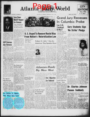 Page thumbnail for Atlanta Daily World