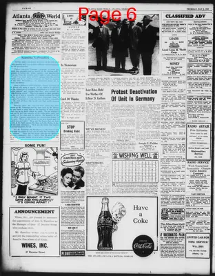 Page thumbnail for Atlanta Daily World