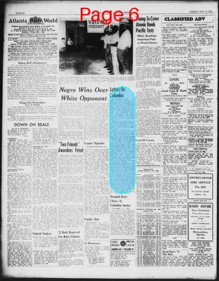 Page thumbnail for Atlanta Daily World