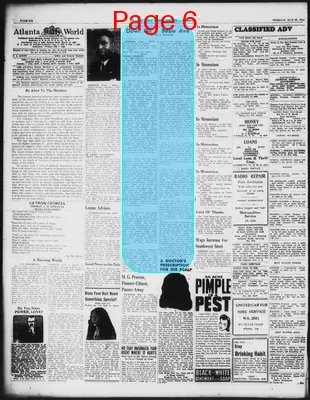 Page thumbnail for Atlanta Daily World