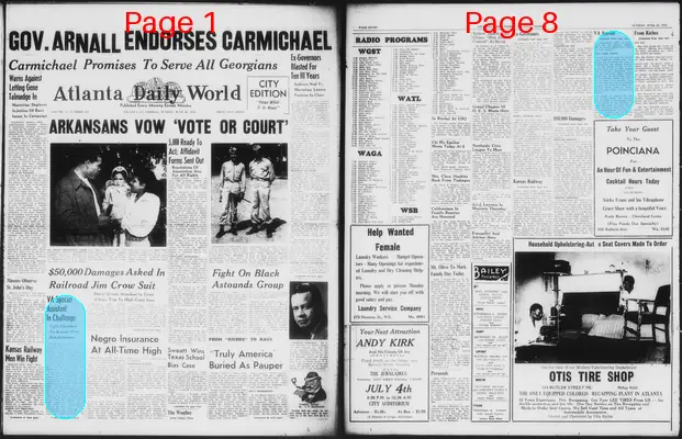 Page thumbnail for Atlanta Daily World