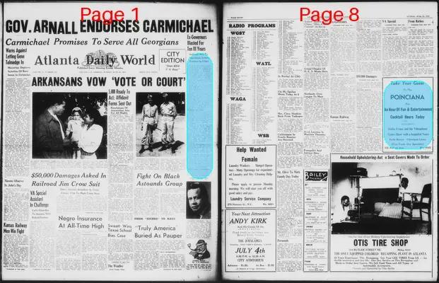 Page thumbnail for Atlanta Daily World