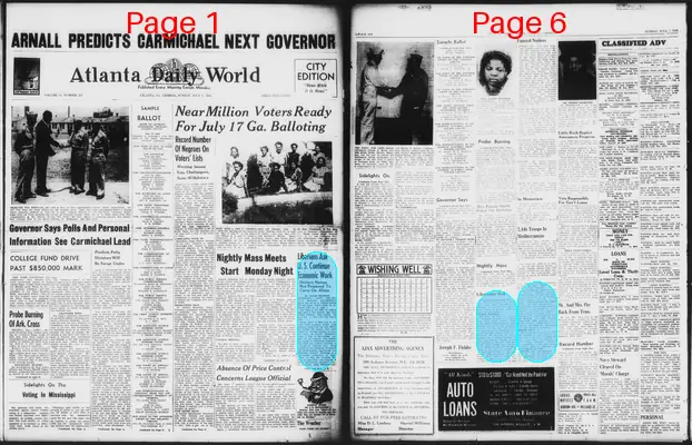 Page thumbnail for Atlanta Daily World