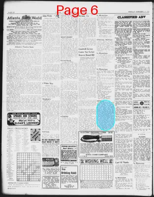 Page thumbnail for Atlanta Daily World