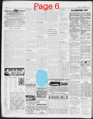 Page thumbnail for Atlanta Daily World