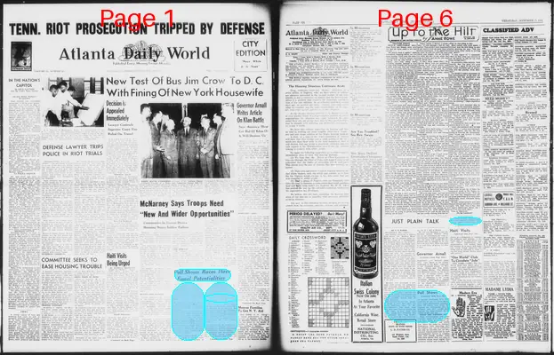 Page thumbnail for Atlanta Daily World