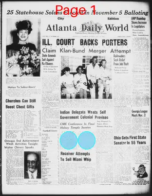 Page thumbnail for Atlanta Daily World