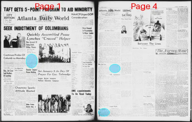 Page thumbnail for Atlanta Daily World