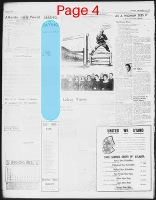 Page thumbnail for Atlanta Daily World
