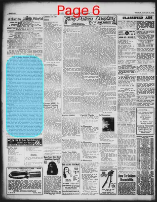 Page thumbnail for Atlanta Daily World