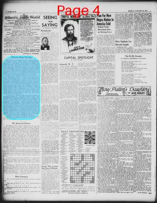 Page thumbnail for Atlanta Daily World